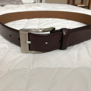Nordstrom Leather Belt Brown 34